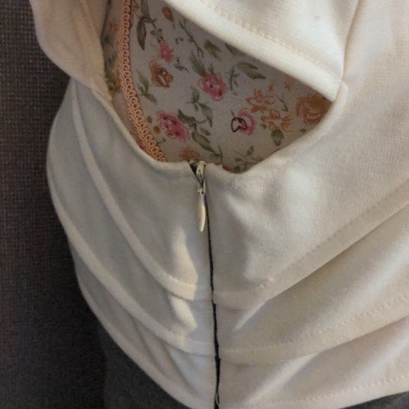 Hot pencil dress! Color block with cap sleeve - - Picture 6 of 7